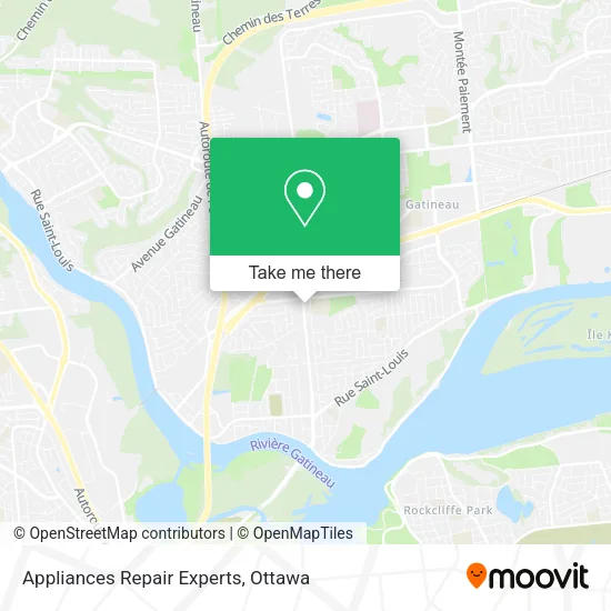 Appliances Repair Experts map