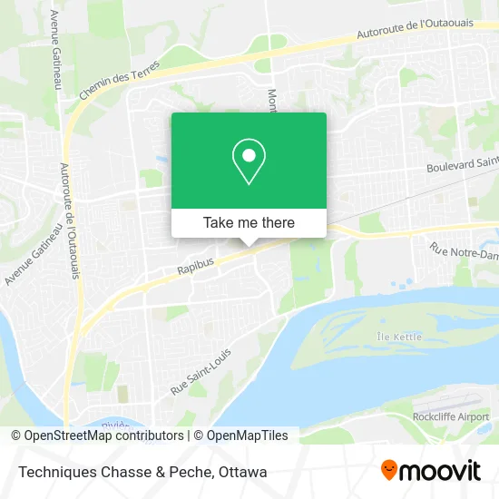 Techniques Chasse & Peche map