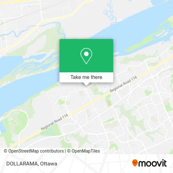 DOLLARAMA map