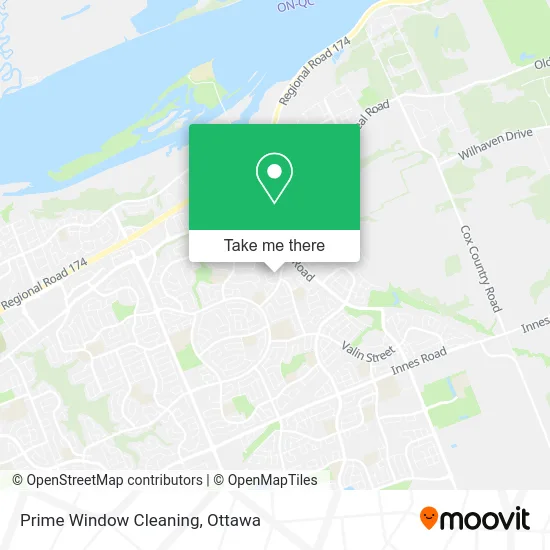Prime Window Cleaning map