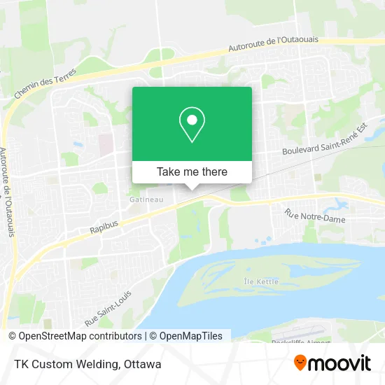 TK Custom Welding map