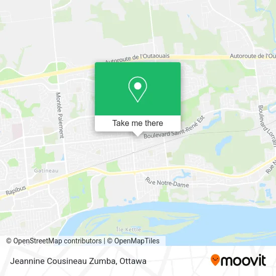 Jeannine Cousineau Zumba map
