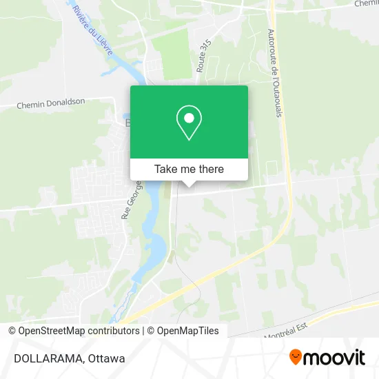 DOLLARAMA map