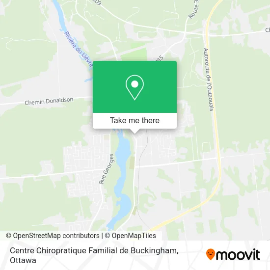 Centre Chiropratique Familial de Buckingham map