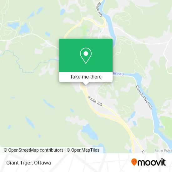 Giant Tiger map