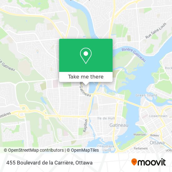 455 Boulevard de la Carrière map