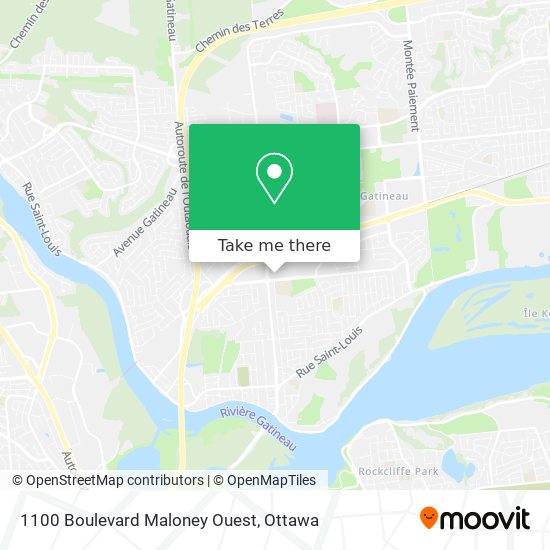 1100 Boulevard Maloney Ouest map