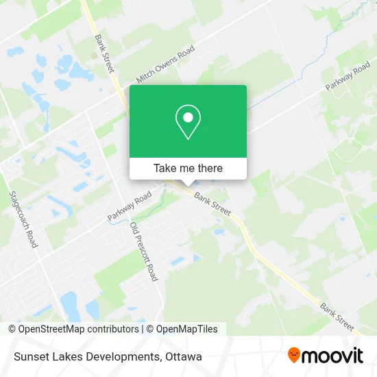 Sunset Lakes Developments map