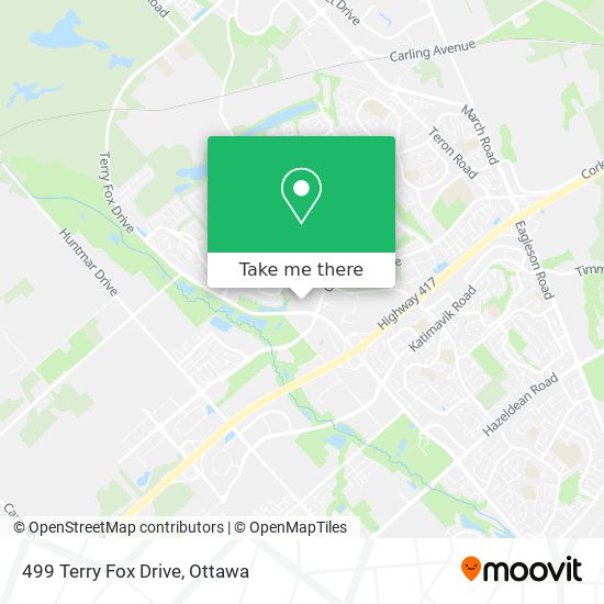 499 Terry Fox Drive map