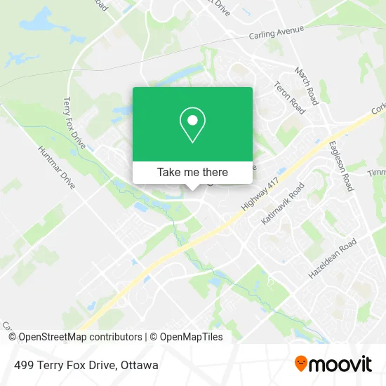 499 Terry Fox Drive map