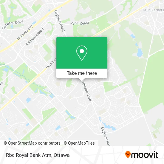 Rbc Royal Bank Atm map