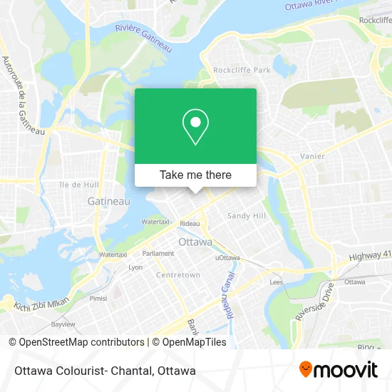 Ottawa Colourist- Chantal map