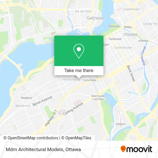 Mdrn Architectural Models map