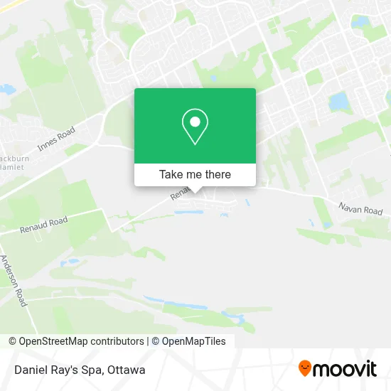 Daniel Ray's Spa map