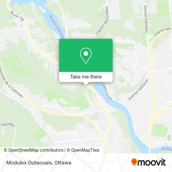 Modulex Outaouais map