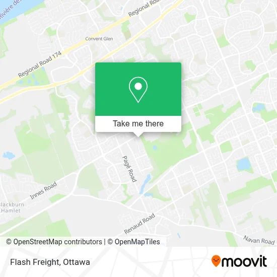 Flash Freight map