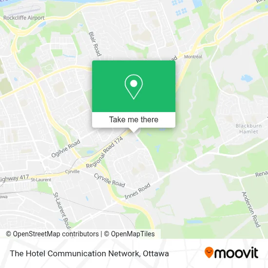 The Hotel Communication Network map
