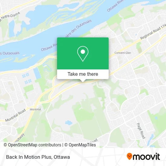 Back In Motion Plus map