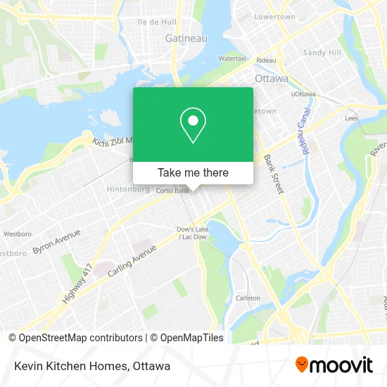 Kevin Kitchen Homes map