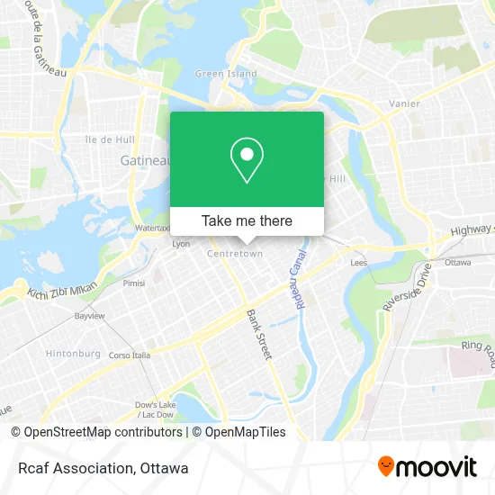 Rcaf Association map