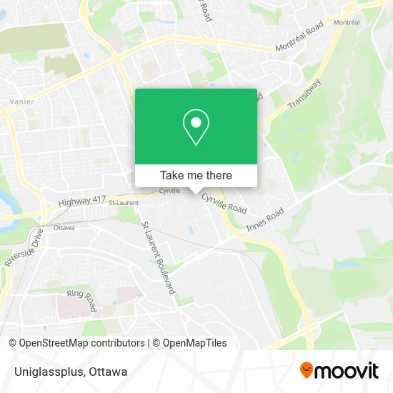 Uniglassplus map