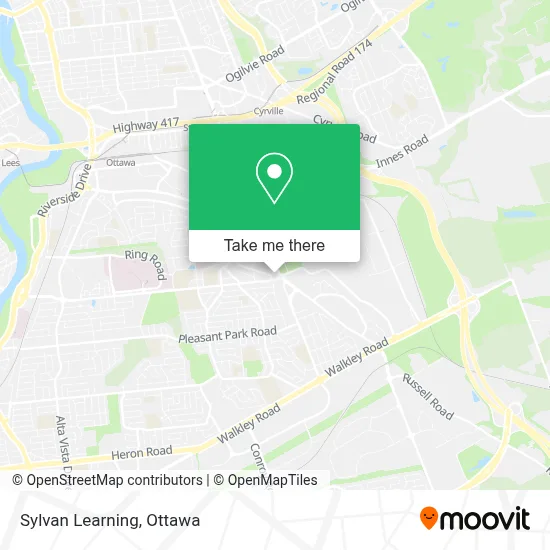 Sylvan Learning map