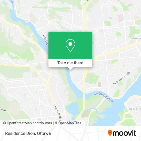 Résidence Dion map