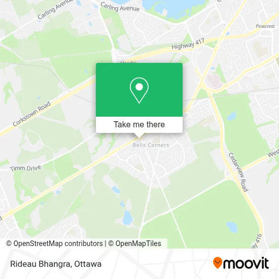 Rideau Bhangra map