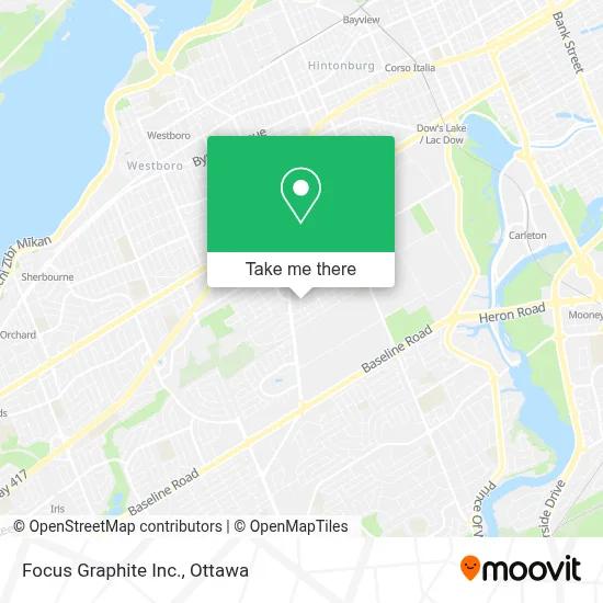 Focus Graphite Inc. map