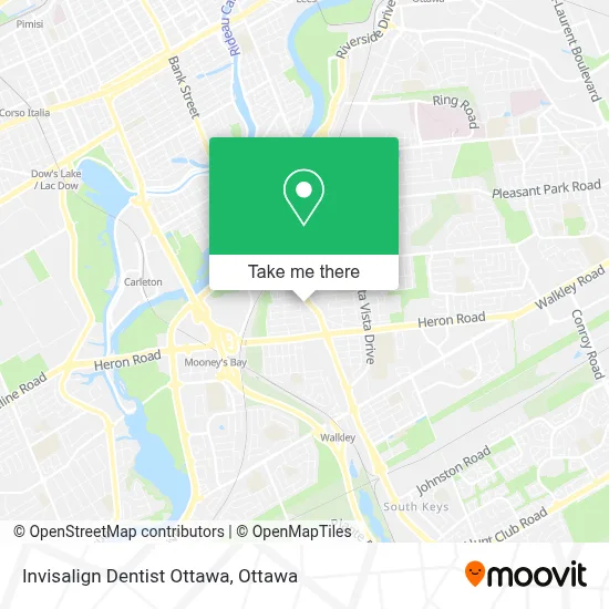 Invisalign Dentist Ottawa map