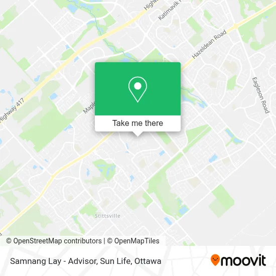 Samnang Lay - Advisor, Sun Life map