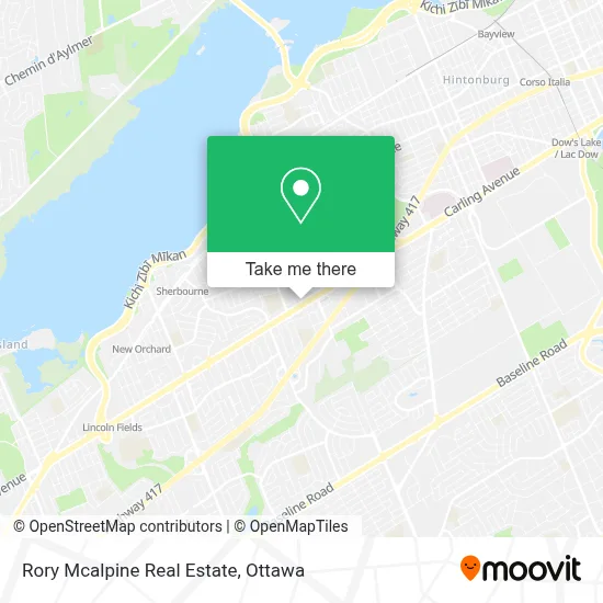 Rory Mcalpine Real Estate map