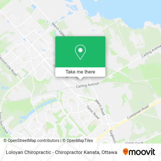 Loloyan Chiropractic - Chiropractor Kanata map
