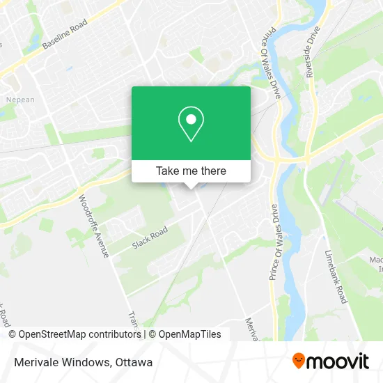 Merivale Windows map
