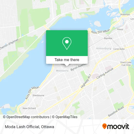 Moda Lash Official map