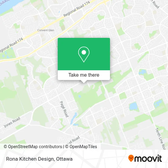 Rona Kitchen Design map