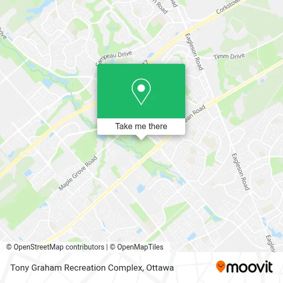 Tony Graham Recreation Complex map