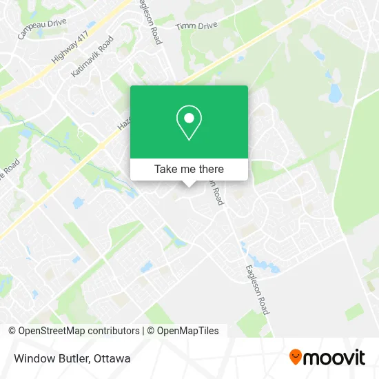 Window Butler map