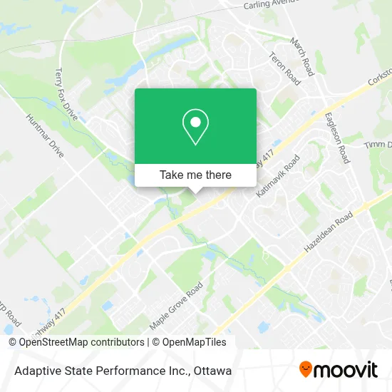 Adaptive State Performance Inc. map