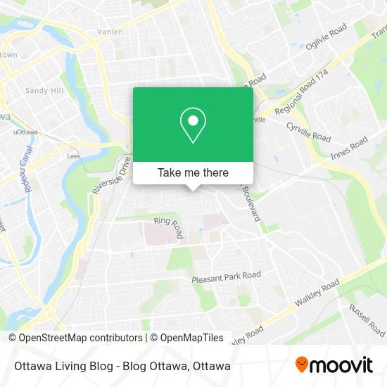 Ottawa Living Blog - Blog Ottawa map