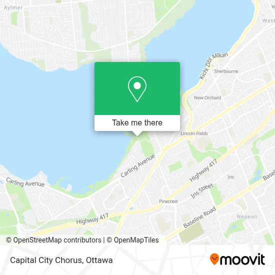 Capital City Chorus map