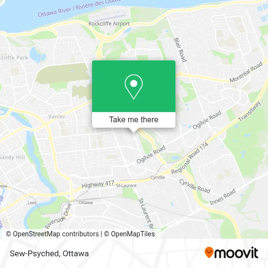 Sew-Psyched map