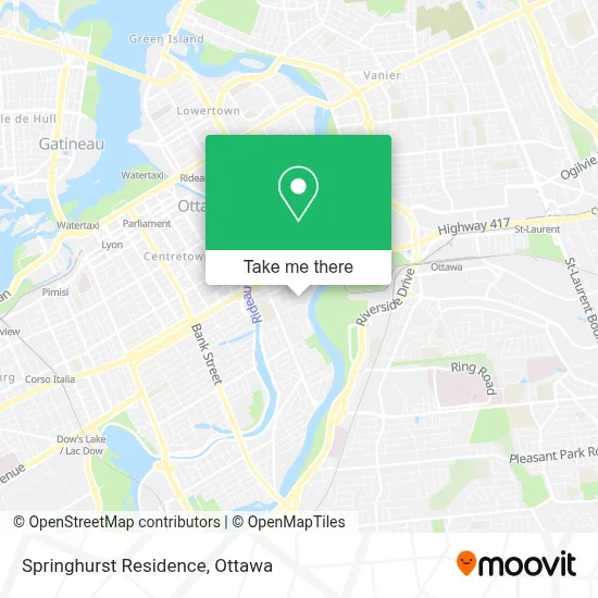 Springhurst Residence map