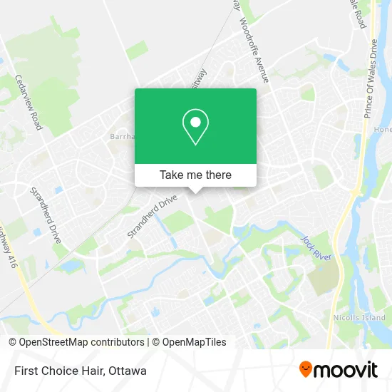 First Choice Hair map