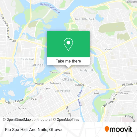 Rio Spa Hair And Nails map