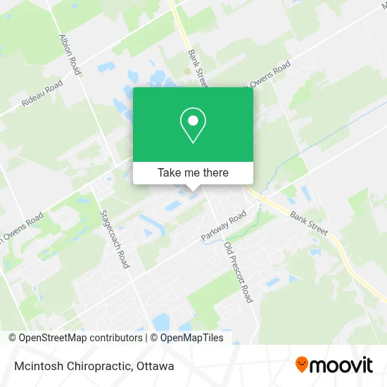 Mcintosh Chiropractic map