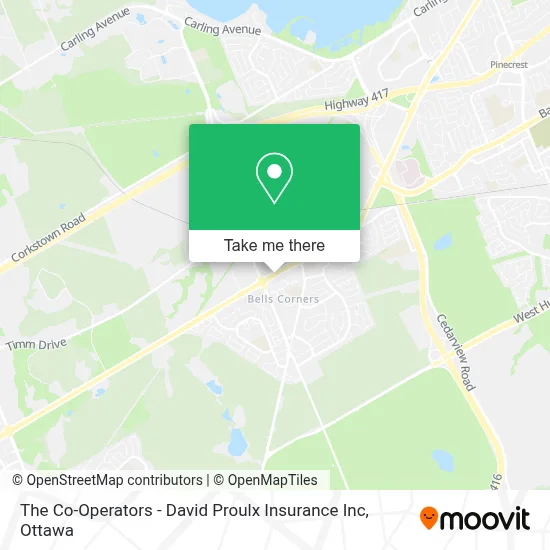 The Co-Operators - David Proulx Insurance Inc map
