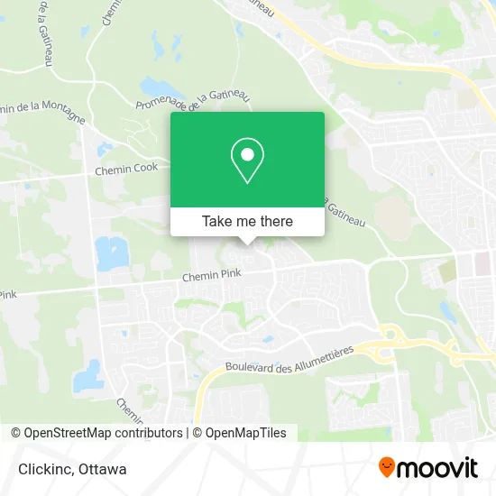 Clickinc map