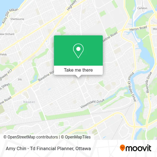 Amy Chin - Td Financial Planner map