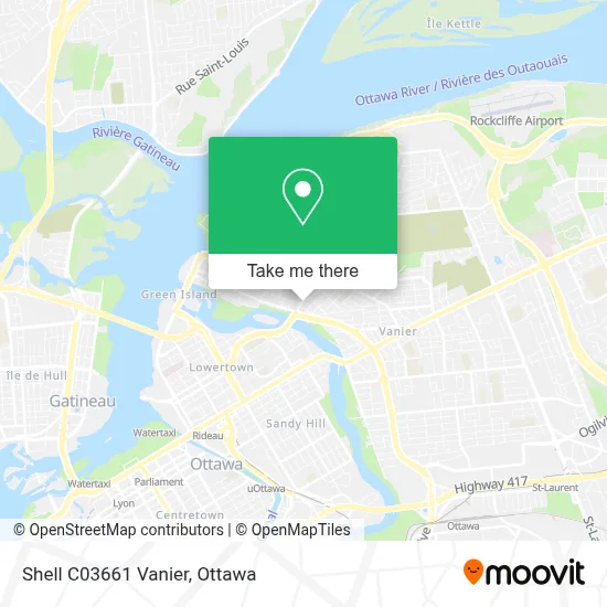 Shell C03661 Vanier map